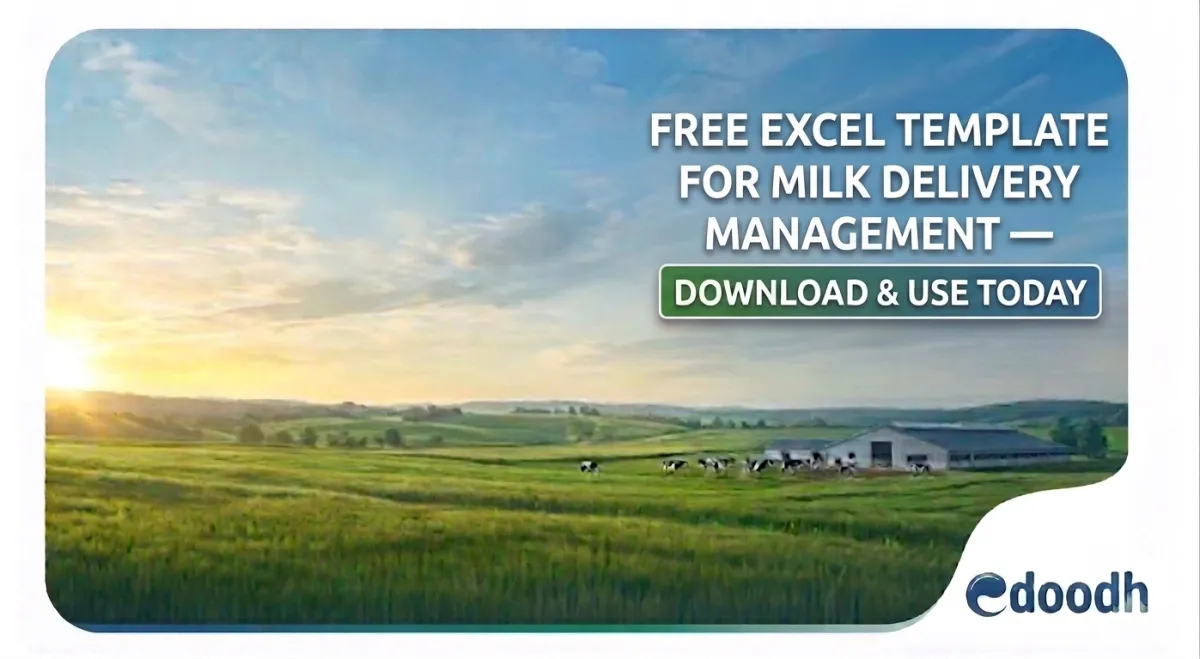 Free Excel Template for Milk Delivery Management — Download & Use Today