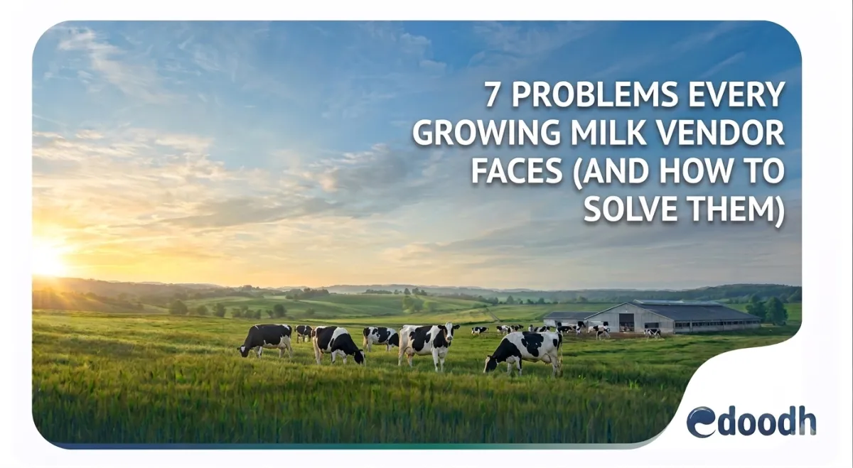 7 Problems Every Growing Milk Vendor Faces (And How to Solve Them)