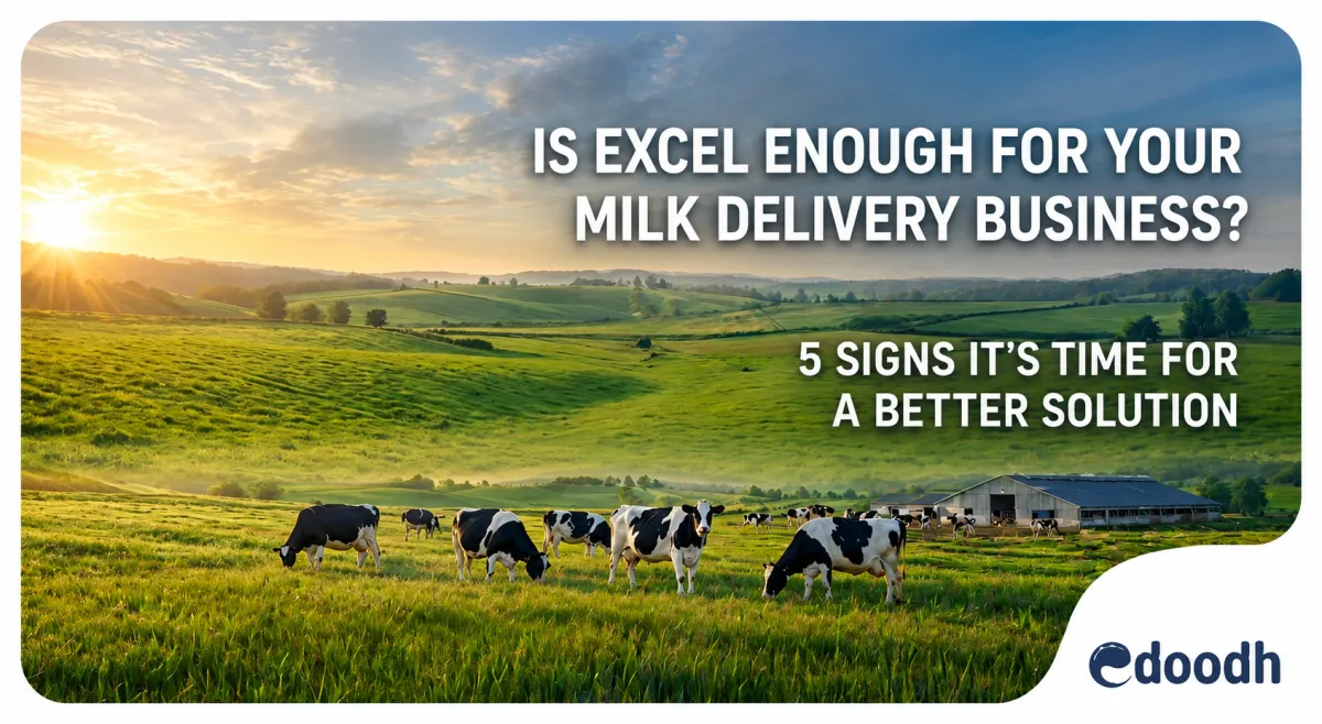 Is Excel Enough for Your Milk Delivery Business? 5 Signs It's Time for a Better Solution